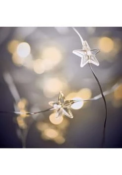 Neu 🌟 BUTLERS® STAR LIGHTS LED-Lichterkette Sterne 20 Lichter Mit USB-Batteriefach ❤️ -technik Verkäufe unnamed file 1005