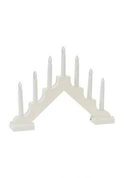 Am billigsten 👏 KONST SMIDE LED-Holzleuchter WEIß 🧨