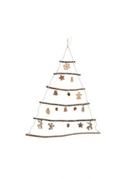 Blitzangebot 🛒 PURE DAY LED Deko-Tannenbaum Beige ✔️