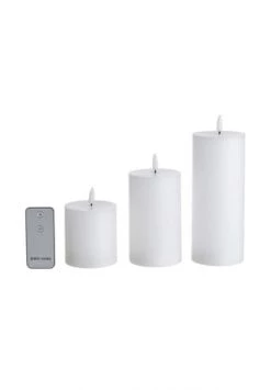 Auslauf 🛒 BUTLERS® NORDIC LIGHT LED-Kerzen 3-tlg. Mit Fernbedienung Weiß 💯 -technik Verkäufe unnamed file 1049