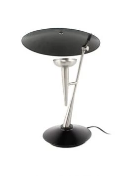 Rabatt ❤️ Kayoom Standleuchten Tischlampe Flyer 125 Silber / Schwarz Silber/ Schwarz ❤️