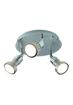 Bester Verkauf 🎉 Näve Leuchten 3er LED Wand- Und Deckenspot "Motril" Chrome 🤩