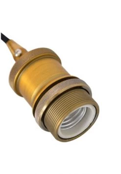 Auslauf 👍 Näve Leuchten Schraubmantel Pendel 150cm Textil "Alfa" Messing 🛒 -technik Verkäufe unnamed file 1250