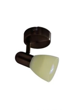 Bestes Angebot 🛒 Näve Leuchten 1er LED Wand-u. Deckenspot "Mestre" Braun ⌛