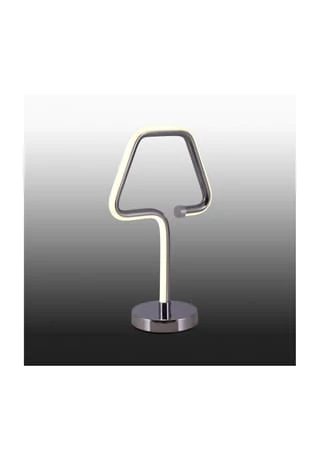 Neu 🌟 Näve Leuchten LED Tischleuchte "Loop Line" H: 30cm Chrom Chrome 👍 2 Neu 🌟 Näve Leuchten LED Tischleuchte "Loop Line" H: 30cm Chrom Chrome 👍 – Bild 2