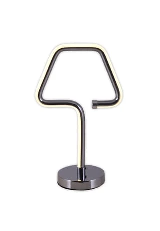 Neu 🌟 Näve Leuchten LED Tischleuchte "Loop Line" H: 30cm Chrom Chrome 👍 4 Neu 🌟 Näve Leuchten LED Tischleuchte "Loop Line" H: 30cm Chrom Chrome 👍 – Bild 4