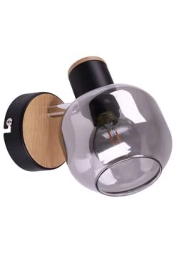 Brandneu 😀 Näve Leuchten Glas-Wandspot "FUMOSO" Schwarz 🥰 -technik Verkäufe unnamed file 1574