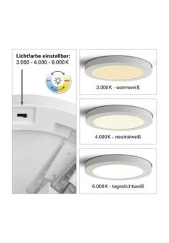 Angebote 🔔 Näve Leuchten LED Deckenleuchte "Bonus" D: 17cm Weiß 🎁 -technik Verkäufe unnamed file 1803