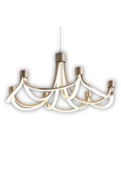 Billig 🔥 Näve Leuchten LED Pendelleuchte "Festos" D: 55cm Nickelmatt ✔️ -technik Verkäufe unnamed file 1905