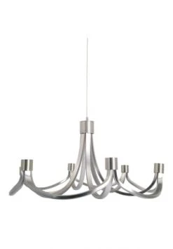 Billig 🔥 Näve Leuchten LED Pendelleuchte "Festos" D: 55cm Nickelmatt ✔️ -technik Verkäufe unnamed file 1908