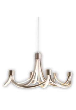 Billig 🔥 Näve Leuchten LED Pendelleuchte "Festos" D: 55cm Nickelmatt ✔️ -technik Verkäufe unnamed file 1912