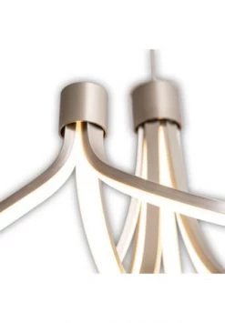 Billig 🔥 Näve Leuchten LED Pendelleuchte "Festos" D: 55cm Nickelmatt ✔️ -technik Verkäufe unnamed file 1916