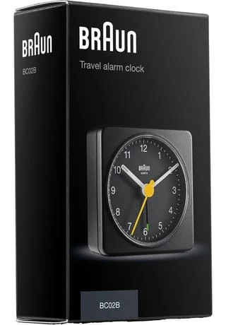 Großhandel 😍 BRAUN Quarzwecker "BC02B" Schwarz 🥰 4 Großhandel 😍 BRAUN Quarzwecker "BC02B" Schwarz 🥰 – Bild 4