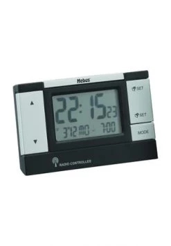 Schlussverkauf 🌟 Mebus® Wecker "51059" Silber/ Schwarz 👏