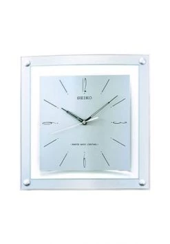 Budget ✨ SEIKO Funkwanduhr "QXR205S" Silber 🧨