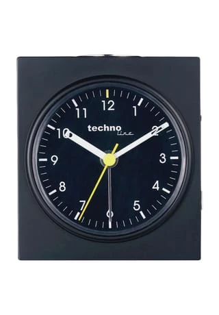 Großhandel ⌛ Techno Line® Wecker "Geneva Q" Schwarz 🔥 1 Großhandel ⌛ Techno Line® Wecker "Geneva Q" Schwarz 🔥