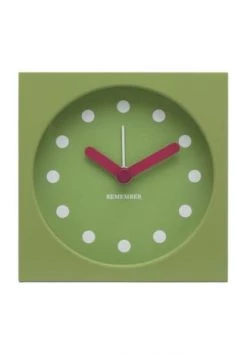 Bestes Angebot 🧨 REMEMBER® Tischuhr Mit Wecker "Garden" Grün 🥰