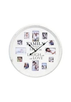 Blitzangebot 😉 PURE DAY Wanduhr Pictures Weiß ✔️