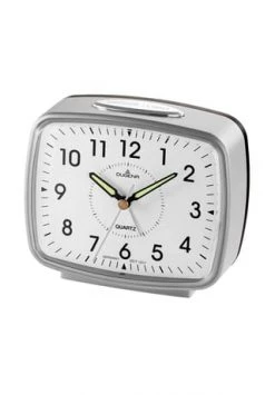 Blitzangebot 🥰 DUGENA Quarz-Wecker "4460608" Silbern 😉