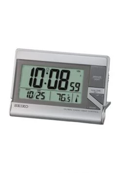 Besorgen 🎉 SEIKO Funkwecker "QHR024S" Silber 😀