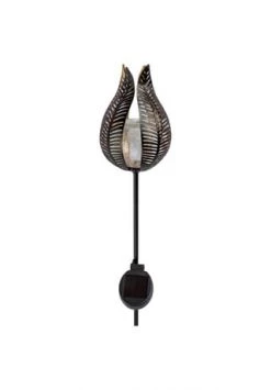 Auslauf 💯 PURE DAY Solarleuchte Tulip Schwarz 🔔 -technik Verkäufe unnamed file 751