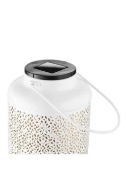 Besorgen 🤩 BUTLERS® SOLANA Solar-Laterne H 24cm Weiß-Gold 🎉 -technik Verkäufe unnamed file 758