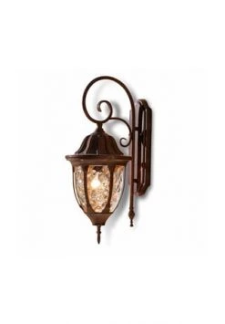 Coupon 🛒 LOBERON Außenwandlampe Herrère Dunkelbraun Dunkelbraun 🔥