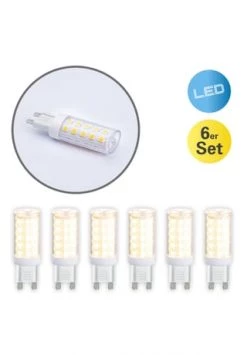 Budget ✨ Näve Leuchten 6er-Set LED-Leuchtmittel G9/5,5W 💯 -technik Verkäufe unnamed file 863