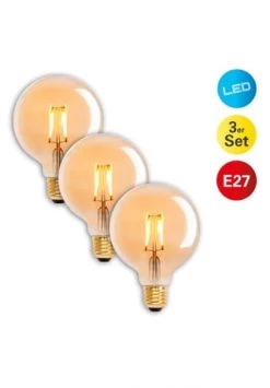 Aktion 🥰 Näve Leuchten 3er-Set LED Leuchtmittel E27/4,1W "Dilly" ⭐ -technik Verkäufe unnamed file 877