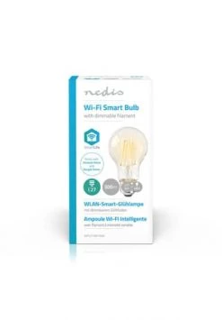Besorgen 🌟 Nedis - WLAN-Smart-LED-Lampe - Filament - E27 - Weiß - A60 - Nennlichtstrom: 500 Lm - App 🌟 -technik Verkäufe unnamed file 897