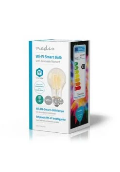 Besorgen 🌟 Nedis - WLAN-Smart-LED-Lampe - Filament - E27 - Weiß - A60 - Nennlichtstrom: 500 Lm - App 🌟 -technik Verkäufe unnamed file 898