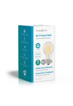 Besorgen 🌟 Nedis - WLAN-Smart-LED-Lampe - Filament - E27 - Weiß - A60 - Nennlichtstrom: 500 Lm - App 🌟 -technik Verkäufe unnamed file 899
