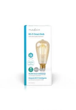 Rabatt 😉 Nedis - WLAN-Smart-LED-Filament-Lampe - E27 - ST64- 5W - 500 Lm - Einfach Einzurichten 👍 -technik Verkäufe unnamed file 907