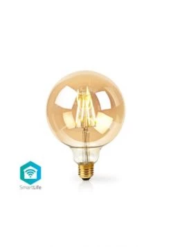 Top 10 🎁 Nedis - WLAN-Smart-LED-Filament-Lampe - E27 - 125 Mm - 5 W - 500 Lm - App-Steuerung 🔥