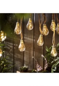 Rabatt 🎉 BUTLERS® BULB LIGHTS LED-Lichterkette 10 Lichter Mit Naturseil & USB-Batteriefach 🥰 -technik Verkäufe unnamed file 965